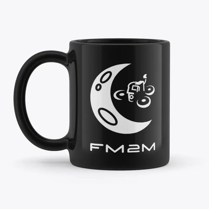 FM2M White Logo Mugs