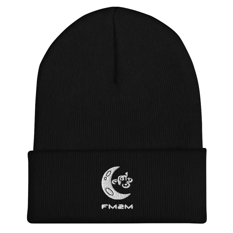 FM2M White Logo Beanie