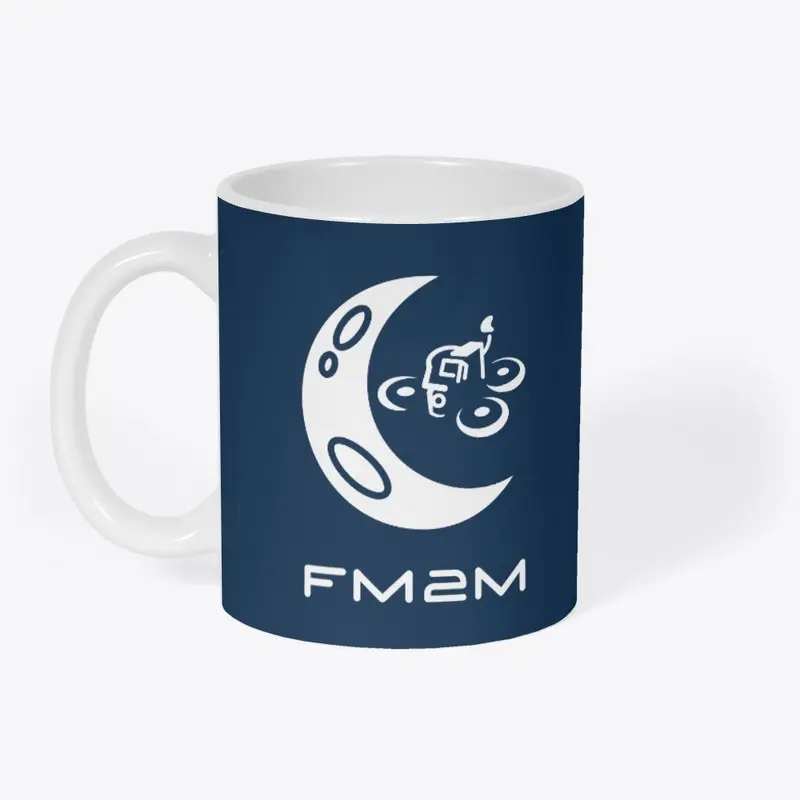 FM2M White Logo Mugs